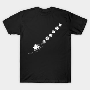 Geeky Polyhedral Dice Set Christmas Special Tabletop RPG Gaming T-Shirt